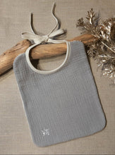 Charger l'image dans la galerie, Bavoir Double gaze gris