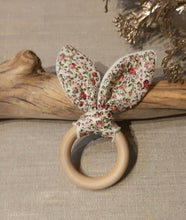 Charger l'image dans la galerie, Anneau de dentition Fleurs vieux rose