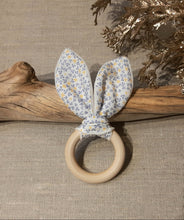 Charger l'image dans la galerie, Anneau de dentition Fleurs bleu jaune