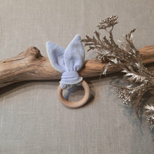 Charger l'image dans la galerie, Anneau de dentition double gaze bleu clair