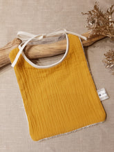 Charger l'image dans la galerie, Bavoir Double gaze moutarde